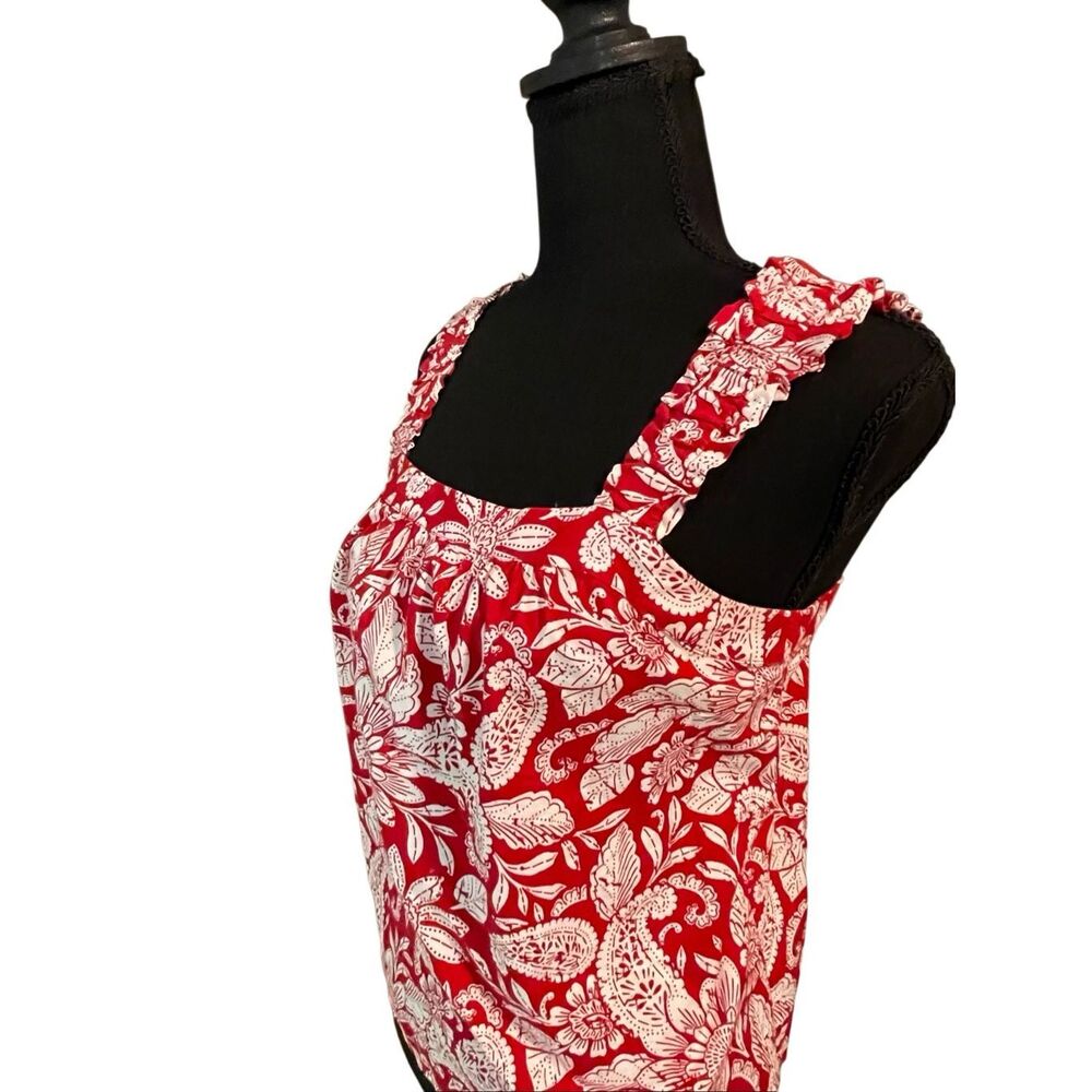 Loft Women’s Flowered Halter Tank Top - Picture 5 of 14